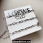 Loewe Anagram chain belt in Silver