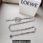 Loewe Anagram chain belt in Silver