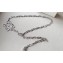 Loewe Anagram chain belt in Silver