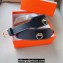 Hermes Width 4.5cm Heritage Anneaux 45 belt Black/Gold