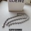 Loewe Donut chain belt in Silver