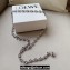 Loewe Donut chain belt in Silver