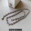 Loewe Donut chain belt in Silver