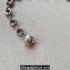 Loewe Donut chain belt in Silver