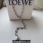 Loewe Donut chain belt in Silver