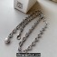 Loewe Donut chain belt in Silver