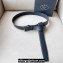 Prada Width 3.4cm Leather Reversible Belt Black 2024