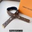 Louis Vuitton LV Studs 29 Belt M8610Y Black/Gold