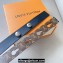 Louis Vuitton LV Studs 29 Belt M8610Y Black/Silver