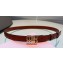Miu Miu Width 2cm Leather Belt 5CC559 Brown