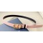 Dior Width 2cm 30 Montaigne Reversible Belt in Smooth Calfskin Pink/Black 2024