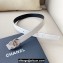 Chanel Width 3cm Reversible calfskin belt White 2024