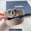 Chanel Width 3cm Reversible calfskin belt Camel 2024