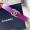 Chanel Width 3cm Reversible calfskin belt Purple 2024