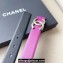 Chanel Width 3cm Reversible calfskin belt Purple 2024