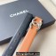 Chanel Width 3cm Reversible calfskin belt Brown 2024