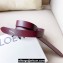 Isabel Marant Width 3cm Knotted belt Burgundy