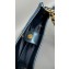 Chanel Washed Denim & Gold-Tone Metal Hobo Handbag AS4532 Blue 2024