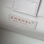Chanel Calfskin & Gold-Tone Metal Hobo Handbag AS4666 White 2024