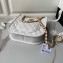 Chanel Calfskin & Gold-Tone Metal Hobo Handbag AS4532 White 2024