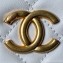 Chanel Calfskin & Gold-Tone Metal Hobo Handbag AS4666 White 2024