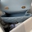 Chanel Grained Calfskin & Gold-Tone Metal Flap Bag with Top Handle AS4712 Light Blue 2024