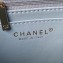 Chanel Grained Calfskin & Gold-Tone Metal Flap Bag with Top Handle AS4712 Light Blue 2024