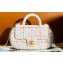 Chanel Tweed & Gold-Tone Metal Bag with Top Handle AS4569 Multicolor 2024