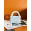 Chanel Shiny Aged Calfskin & Gold-Tone Metal Clutch with Chain Bag AP3435 Pale Green 2024