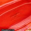 Chanel Shiny Aged Calfskin & Gold-Tone Metal Clutch with Chain Bag AP3435 Red 2024