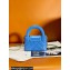 Chanel Shiny Aged Calfskin & Gold-Tone Metal Clutch with Chain Bag AP3435 Blue 2024