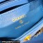 Chanel Shiny Aged Calfskin & Gold-Tone Metal Clutch with Chain Bag AP3435 Blue 2024