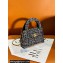 Chanel Cotton Tweed & Gold-Tone Metal Mini Shopping Bag AS4416 Black 2024