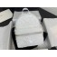 Chanel Sequins & Silver-Tone Metal Mini Backpack Bag AS4662 White 2024