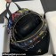 Chanel Sequins & Silver-Tone Metal Mini Backpack Bag AS4662 Black, Yellow, Pink & Blue 2024