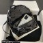 Chanel Sequins & Silver-Tone Metal Mini Backpack Bag AS4662 Black 2024