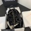 Chanel Sequins & Silver-Tone Metal Mini Backpack Bag AS4662 Black 2024