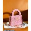 Chanel Cotton Tweed & Gold-Tone Metal Mini Shopping Bag AS4416 Pink 2024