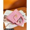 Chanel Cotton Tweed & Gold-Tone Metal Mini Shopping Bag AS4416 Pink 2024