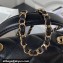 Chanel Grained Calfskin & Gold-Tone Metal Flap Bag with Top Handle AS4712 Black 2024