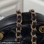 Chanel Grained Calfskin & Gold-Tone Metal Small Flap Bag with Top Handle AS4711 Black 2024