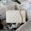 Chanel Grained Calfskin & Gold-Tone Metal Small Flap Bag with Top Handle AS4008 White 2024