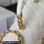 Chanel Grained Calfskin & Gold-Tone Metal Small Flap Bag with Top Handle AS4008 White 2024