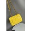 Chanel Lambskin, Resin & Gold-Tone Metal Small Flap Bag with Top Handle AS4848 Yellow 2024