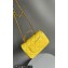 Chanel Lambskin, Resin & Gold-Tone Metal Mini Flap Bag with Top Handle AS4847 Yellow 2024