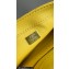 Chanel Lambskin, Resin & Gold-Tone Metal Mini Flap Bag with Top Handle AS4847 Yellow 2024
