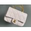 Chanel Lambskin, Resin & Gold-Tone Metal Small Flap Bag with Top Handle AS4848 Light Pink 2024