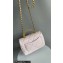 Chanel Lambskin, Resin & Gold-Tone Metal Small Flap Bag with Top Handle AS4848 Light Pink 2024