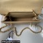 Chanel Vintage Gold-Tone Metal Flap Bag with Top Handle AS6025 Beige 2024