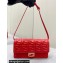 Fendi Wallet On Chain Baguette Bag in Red nappa leather 2024